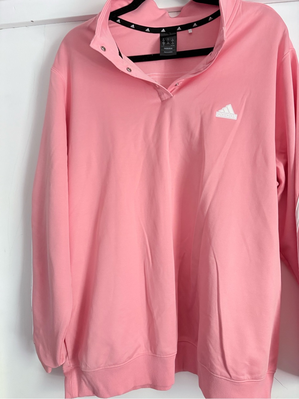 Adidas Women's Pink /peach pullover Sweatshirt